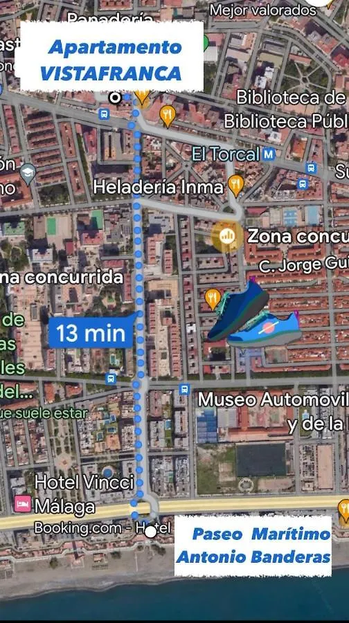 Apartamento Vistafranca Malaga Apartment